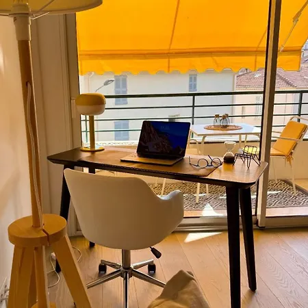 Le Clairfontaine - Stylish City-centre In - Sea View - Perfect For Work And Relaxation - 10 Min Walking Distance Of Palais Des Festivals And Beaches * Cannes