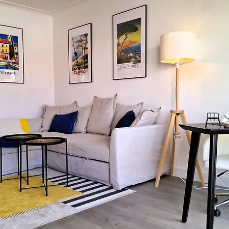 Le Clairfontaine - Stylish City-centre In - Sea View - Perfect For Work And Relaxation - 10 Min Walking Distance Of Palais Des Festivals And Beaches Lägenhet Cannes