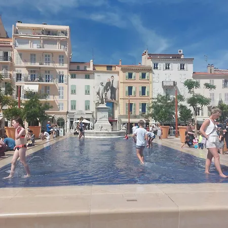 Le Clairfontaine - Stylish City-centre In - Sea View - Perfect For Work And Relaxation - 10 Min Walking Distance Of Palais Des Festivals And Beaches Lägenhet *